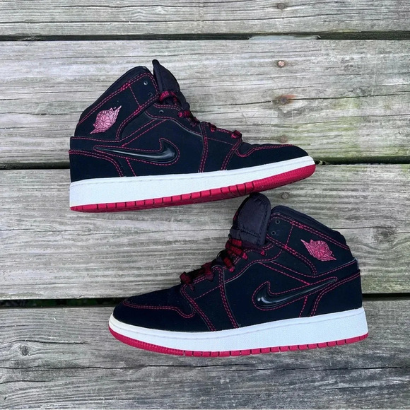 Nike Air Jordan Mid  Fearless Black Gym Red White  CU6617-062 w/ original box - Picture 1 of 13